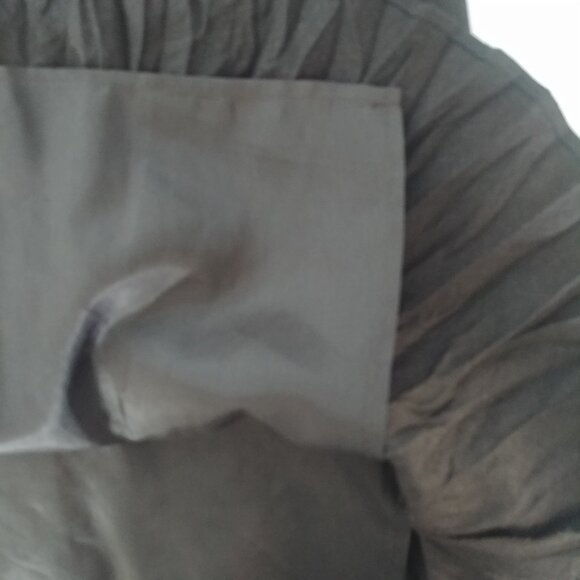 Ann Taylor wool midi skirt dark chocolate brown pleated flounce bottom 4 Petite - Picture 12 of 14